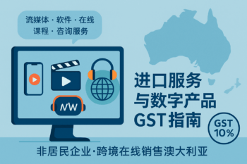 如何对进口服务、数字产品和低价值进口商品收取 GST